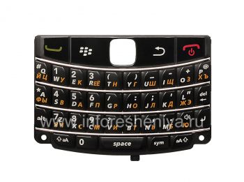 Rusia Keyboard BlackBerry 9700 Bold dengan huruf tebal