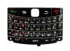Photo 1 — Russische Tastatur Blackberry 9700/9780 Bold (Kopie), Schwarz mit hellen Streifen mit roten Zahlen
