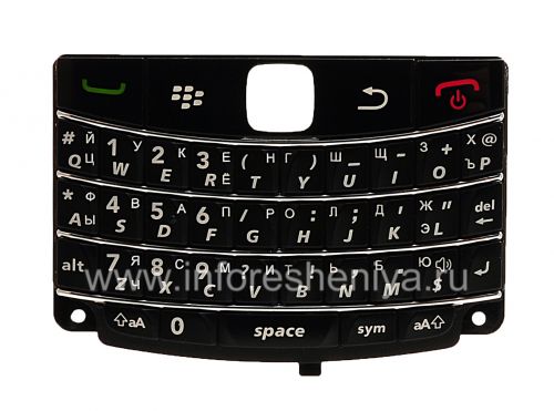 Photogallery for Keyboard Rusia BlackBerry 9700 / 9780 Bold (ukiran), Hitam dengan garis-garis cahaya product