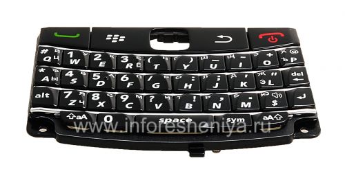 Photogallery for Keyboard Rusia BlackBerry 9700 / 9780 Bold (ukiran), Hitam dengan garis-garis cahaya product