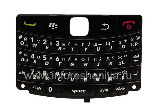 Photogallery for Keyboard Rusia BlackBerry 9700 / 9780 Bold (ukiran), Hitam dengan garis-garis gelap product