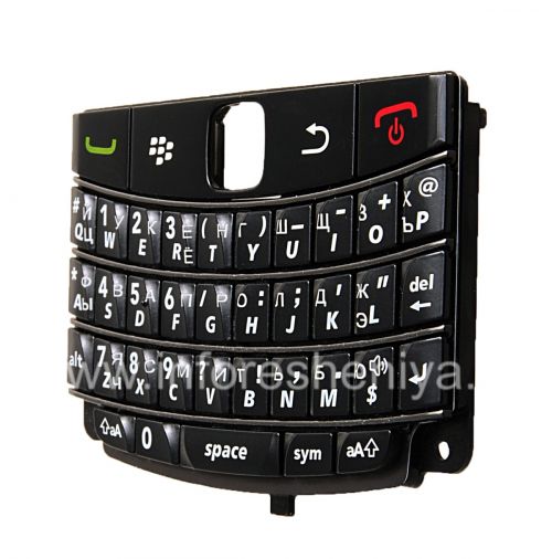 Photogallery for Keyboard Rusia BlackBerry 9700 / 9780 Bold (ukiran), Hitam dengan garis-garis gelap product