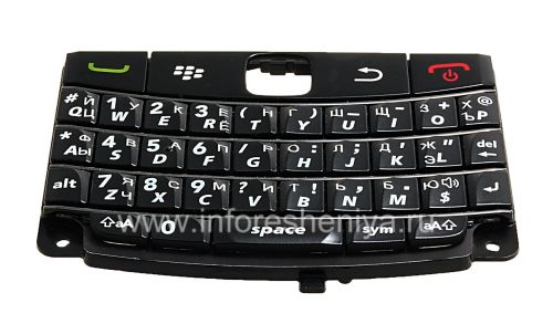 Photogallery for Keyboard Rusia BlackBerry 9700 / 9780 Bold (ukiran), Hitam dengan garis-garis gelap product