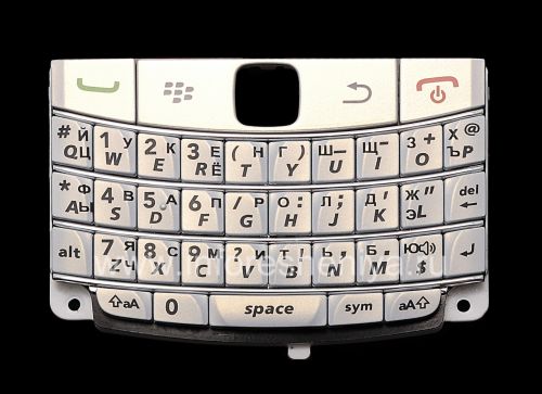 Photogallery for Keyboard Rusia BlackBerry 9700 / 9780 Bold (ukiran), Putih (Pearl White) product