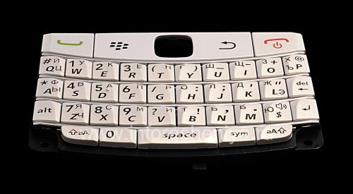 Photogallery for Keyboard Rusia BlackBerry 9700 / 9780 Bold (ukiran), Putih (Pearl White) product