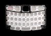 Photo 2 — White Russian Tastatur mit dunklen Streifen Blackberry 9700/9780 Bold, Weiß (Perlen-Weiß)