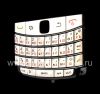 Photo 3 — Blanc clavier russe avec des rayures sombres BlackBerry 9700/9780 de Bold, White (blanc perle)