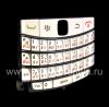 Photo 4 — White ikhibhodi Russian ngemivimbo amnyama BlackBerry 9700 / 9780 Bold, White (Pearl-white)