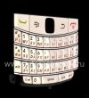 Photo 4 — White Russian keyboard BlackBerry 9700/9780 Bold, Pearl-white