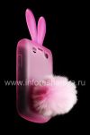 Photo 3 — Rabito حالة سيليكون حالة مختومة لبلاك بيري 9700/9780 Bold, وردي شفاف
