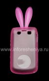 Photo 10 — Rabito حالة سيليكون حالة مختومة لبلاك بيري 9700/9780 Bold, وردي شفاف