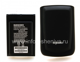 Batería de alta capacidad corporativa Seidio Innocell batería ampliada para BlackBerry 9700/9780 Bold, Negro