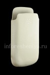 Фотография 3 — Оригинальный кожаный чехол-карман матовый для BlackBerry 9700/9780 Bold, Белый (White)