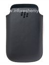 Фотография 1 — Оригинальный кожаный чехол-карман матовый для BlackBerry 9700/9780 Bold, Черный (Black)