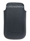 Фотография 2 — Оригинальный кожаный чехол-карман матовый для BlackBerry 9700/9780 Bold, Черный (Black)
