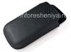 Фотография 7 — Оригинальный кожаный чехол-карман матовый для BlackBerry 9700/9780 Bold, Черный (Black)