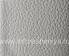Photo 5 — Original-Leder-Kasten-Tasche mit Metall-Logo Leather Pocket für Blackberry 9700/9780 Bold, White (Weiß)