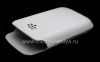 Photo 6 — BlackBerry 9700 / 9780 Bold জন্য ধাতু পকেট লেদার পকেট লোগো সহ মূল চামড়া কেস, হোয়াইট (সাদা)