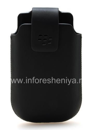 ম্যাট BlackBerry 9700 / 9780 Bold জন্য ক্লিপ সঙ্গে মূল চামড়া কেস