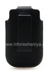 Фотография 2 — Оригинальный кожаный чехол матовый с клипсой для BlackBerry 9700/9780 Bold, Черный