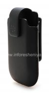 Photo 3 — Asli Kulit Kasus dengan Clip untuk matte BlackBerry 9700 / 9780 Bold, hitam
