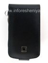 Photo 1 — Signature Kulit Kasus dengan cover pembukaan vertikal Cellet Executive Kasus untuk BlackBerry 9700 / 9780 Bold, Black / Brown