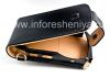 Фотография 5 — Фирменный кожаный чехол с вертикально открывающейся крышкой Cellet Executive Case для BlackBerry 9700/9780 Bold, Черный/ Коричневый