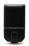 Фотография 1 — Фирменный кожаный чехол ручной работы Monaco Flip Type Leather Case для BlackBerry 9700/9780 Bold, Черный (Black)
