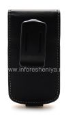 Фотография 2 — Фирменный кожаный чехол ручной работы Monaco Flip Type Leather Case для BlackBerry 9700/9780 Bold, Черный (Black)