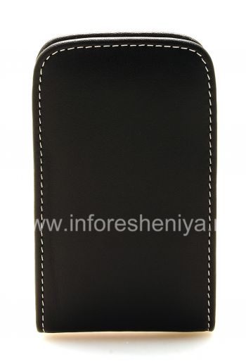 Firma el caso de cuero de bolsillo hecho a mano Caso Cuero Tipo Monaco Vertical Pouch para BlackBerry 9700/9780 Bold