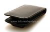 Фотография 6 — Фирменный кожаный чехол-карман ручной работы Monaco Vertical Pouch Type Leather Case для BlackBerry 9700/9780 Bold, Черный (Black)