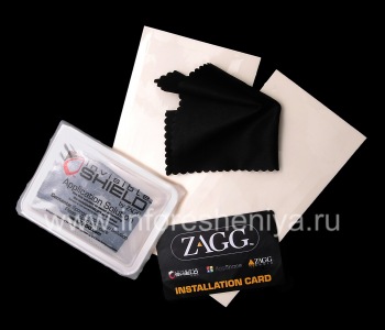 Branded protective film for the screen and cabinet ZAGG invisibleSHIELD for BlackBerry 9700/9780 Bold