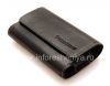 Photo 4 — Funda de cuero original del bolso de alta calidad en folio de cuero para BlackBerry, Negro (Negro)