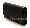 Фотография 5 — Оригинальный кожаный чехол-сумка Premium Leather Folio для BlackBerry , Черный (Black)