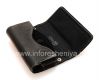 Фотография 7 — Оригинальный кожаный чехол-сумка Premium Leather Folio для BlackBerry , Черный (Black)