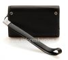 Photo 11 — Asli Leather Case Bag Premium Kulit Folio untuk BlackBerry, Black (hitam)