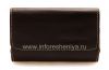 Photo 1 — Funda de cuero original del bolso de alta calidad en folio de cuero para BlackBerry, Marrón oscuro (Espresso)