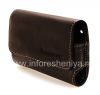 Photo 4 — Funda de cuero original del bolso de alta calidad en folio de cuero para BlackBerry, Marrón oscuro (Espresso)