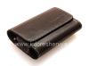 Photo 5 — Asli Leather Case Bag Premium Kulit Folio untuk BlackBerry, Coklat gelap (Espresso)