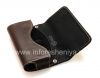 Photo 7 — Funda de cuero original del bolso de alta calidad en folio de cuero para BlackBerry, Marrón oscuro (Espresso)