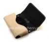 Фотография 6 — Оригинальный кожаный чехол-сумка Premium Leather Folio для BlackBerry , Бежевый (Oyster)