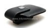 Photo 6 — Leather case with clip and metal tags for BlackBerry, The black