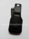 Фотография 24 — Кожаный чехол с клипсой и металлической биркой для BlackBerry, Черный