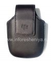 Фотография 1 — Кожаный чехол с клипсой для BlackBerry, Черный