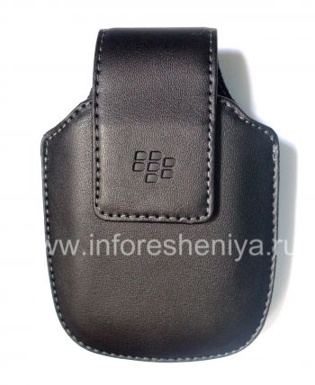 Leather case with clip for BlackBerry