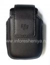 Photo 9 — Leather case with clip for BlackBerry, The black