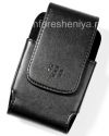Photo 1 — BlackBerry জন্য একটি ক্লিপ আয়তক্ষেত্র (কপি) সঙ্গে চামড়া কেস, কালো