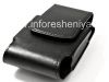 Photo 5 — Ledertasche mit einem Clip Rechteck (Kopie) für Blackberry, Schwarz