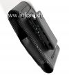 Photo 6 — Ledertasche mit einem Clip Rechteck (Kopie) für Blackberry, Schwarz