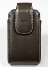 Photo 1 — Signature Leather Case with Clip Body Glove Vertical Landmark Universal Protective Case for BlackBerry, Brown